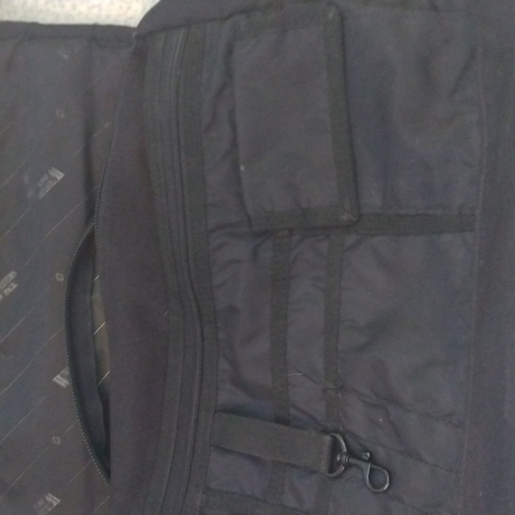 Western Pack Black/Brown Ballistic Nylon Messenger Bag/Satchel - Picture 13 of 16